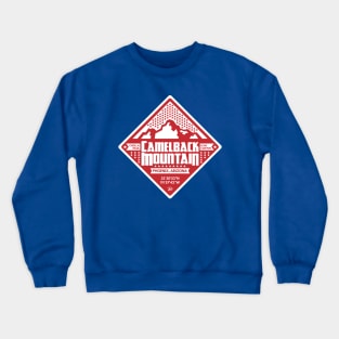 Camelback Mountain (Red) - Americana Crewneck Sweatshirt